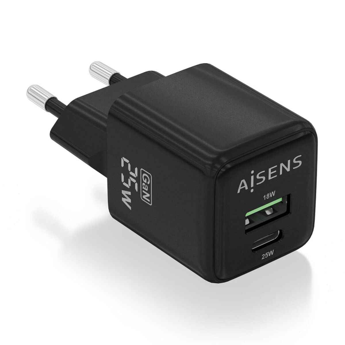 Carregador de Parede Aisens ASCH-25W2P015-BK Preto Multicolor 25 W (1 Unidade)